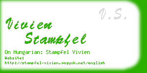 vivien stampfel business card